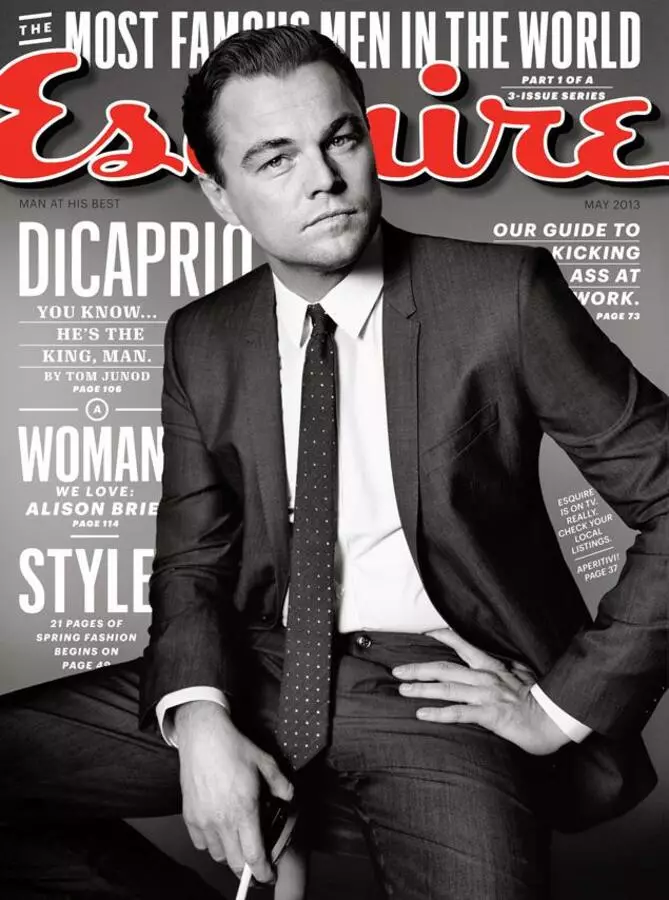 Leonardo di Cario fir-rivista esquire. Mejju, 2013.