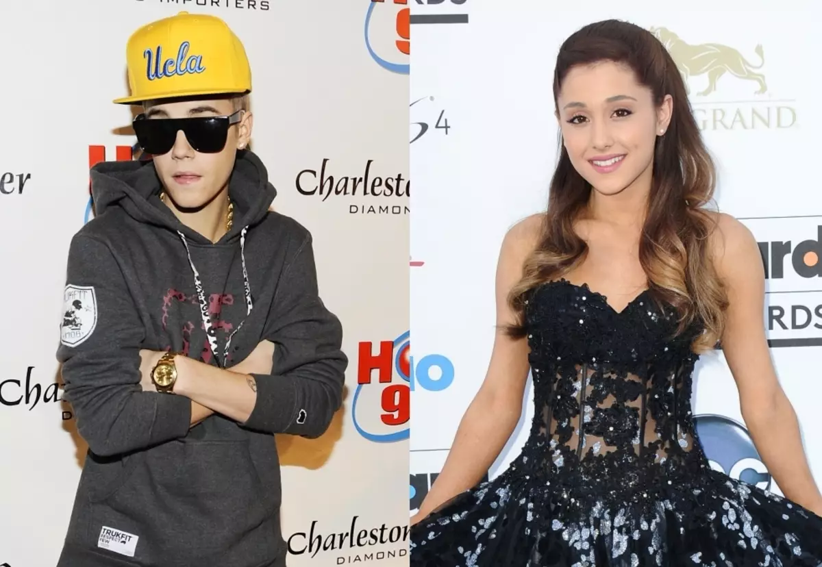 Justin Bieber Made Ariana Grande Publiser sitt felles bilde