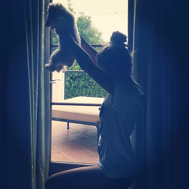 Csillagok a Twitteren: Nina Dobrev készen áll a felszállásra, és Ashley Tisdale segít felemelni egy kutyát 76603_12