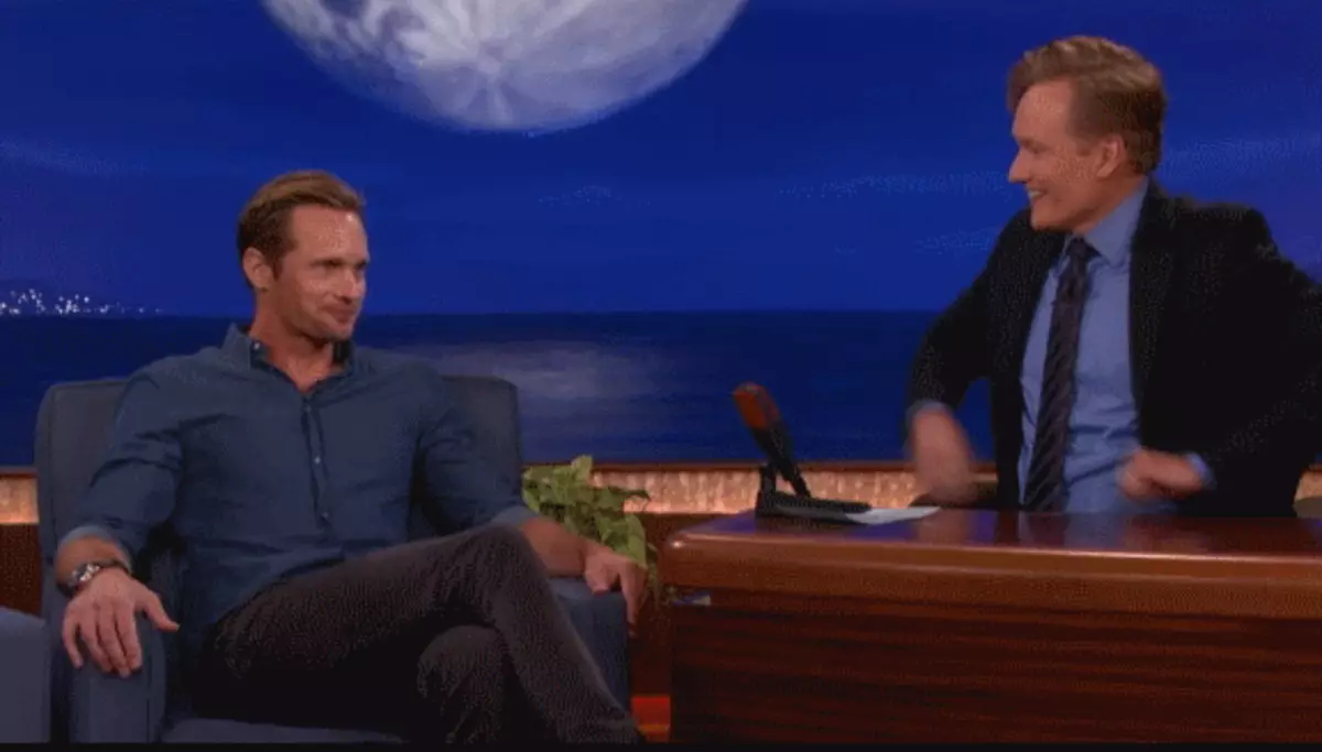 Alexander Skarsgard on the show Conan O'Brian