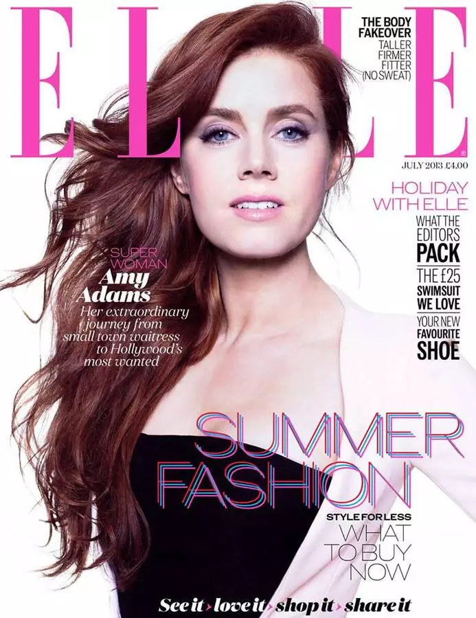 Amy Adams sa ELLE UK Magazine. Hunyo 2013.