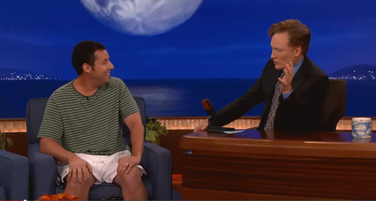 Adam Sandler på showet Conan O'Brian