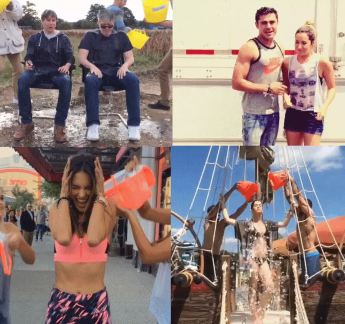 Tom Cruise, Alessandra Ambrosio, David Beckham, Shakira dan bintang lain dalam Challenge Ice Bucket