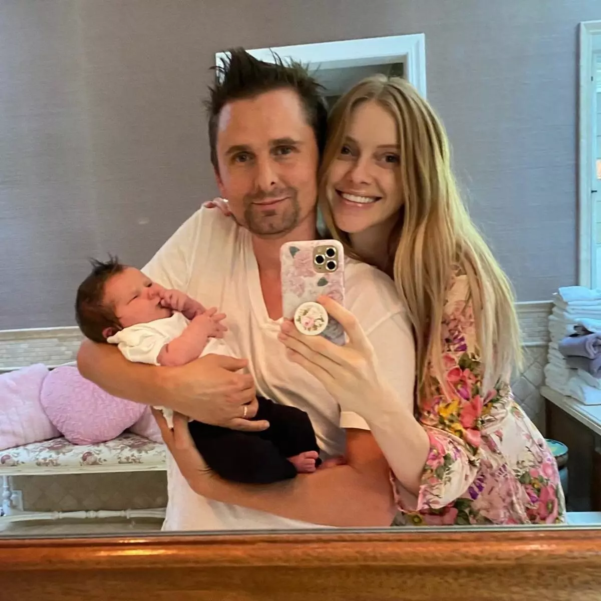 Frontman Muse Matthew Bellamy and Ell Evans for the first time became parents 78985_1