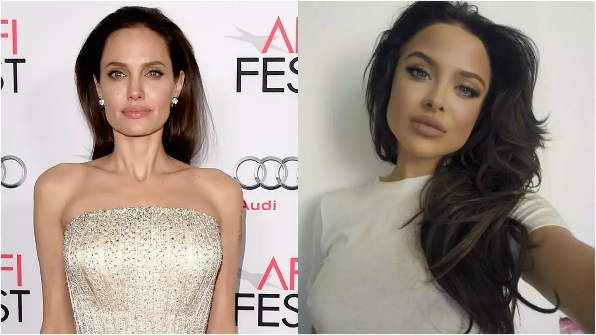 Angelina Jolie nuduhake dobel liyane