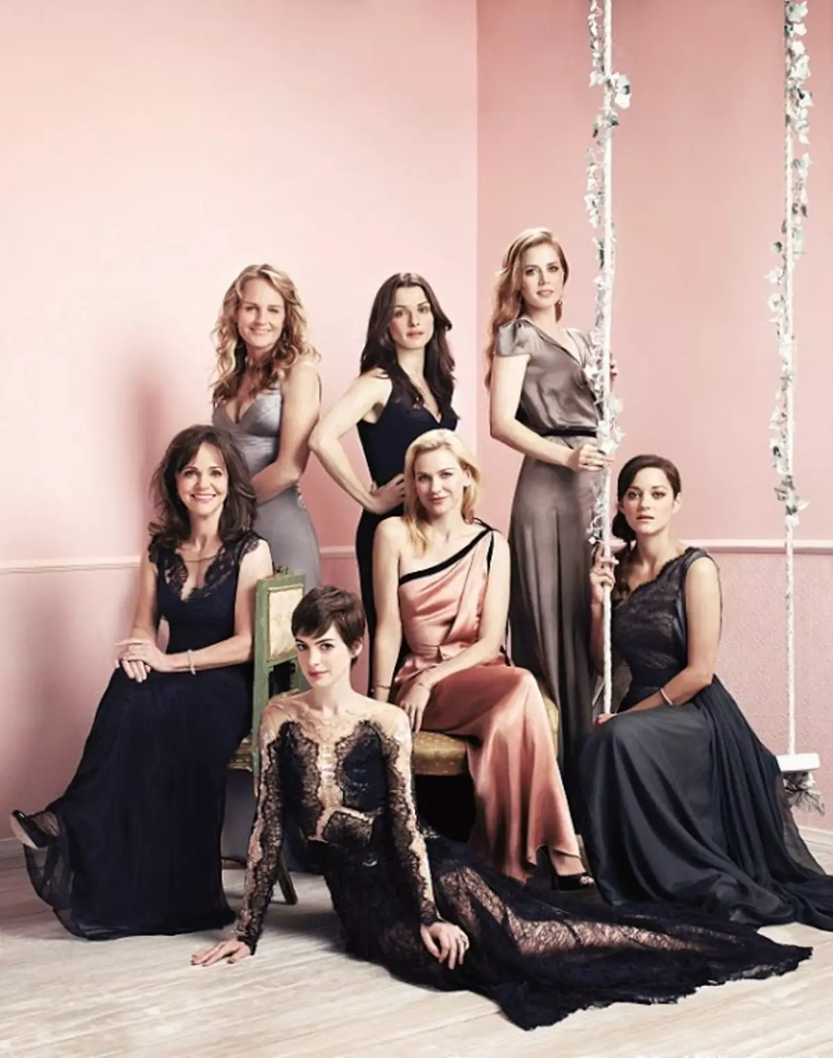 Oskarone actresses katika gazeti la Hollywood Reporter. Novemba 2013. 83555_1