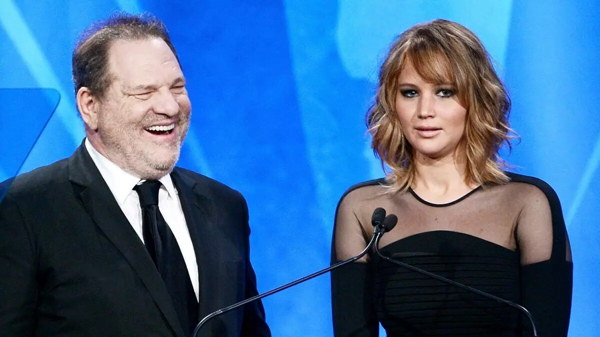 Harvey Winestein zei dat Jennifer Lawrence Oscar kreeg voor seks met hem