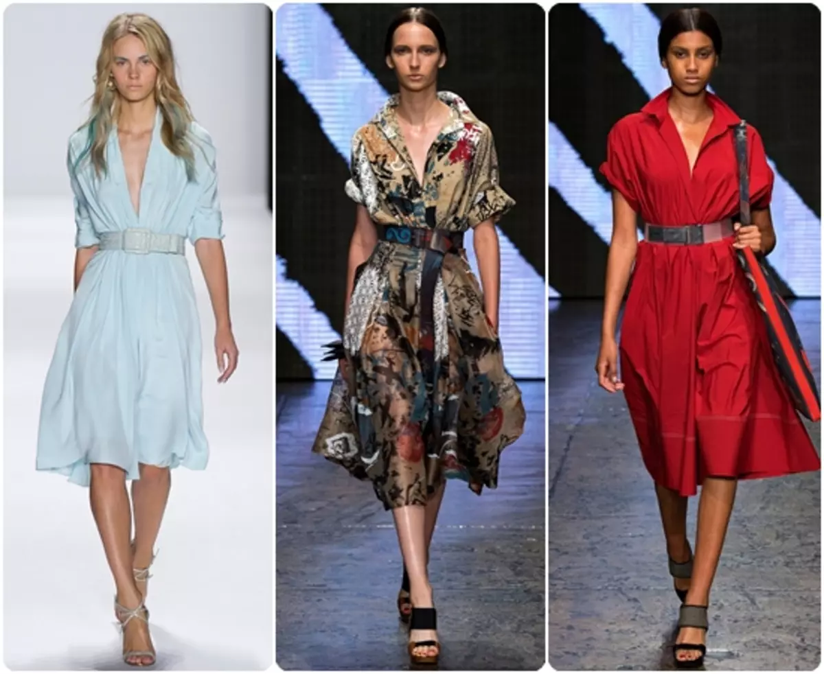 Dresses modës pranverë-verë 2015: foto e stileve dhe modeleve në modë 85340_9