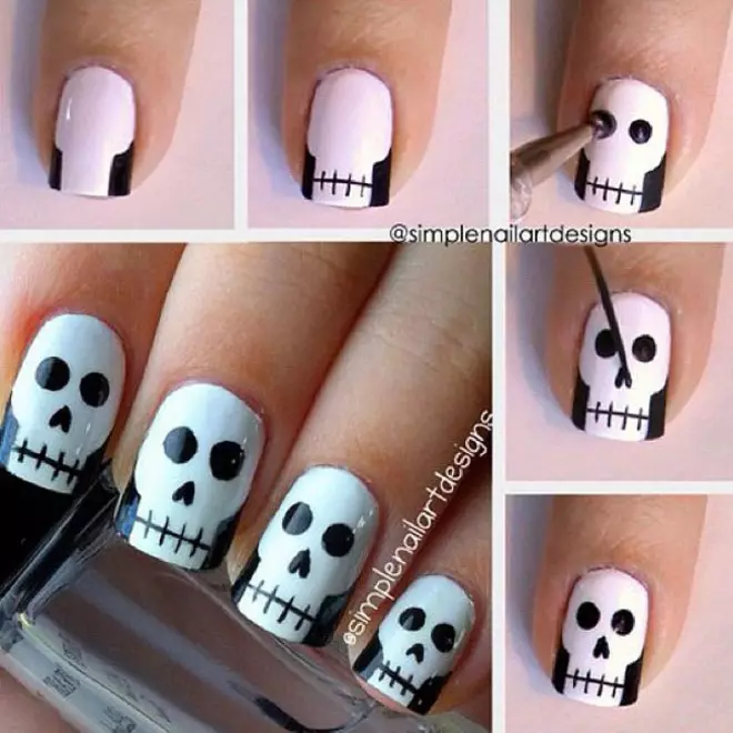 Foto: Ideas de debuxos sobre uñas en Halloween 2015 87096_2