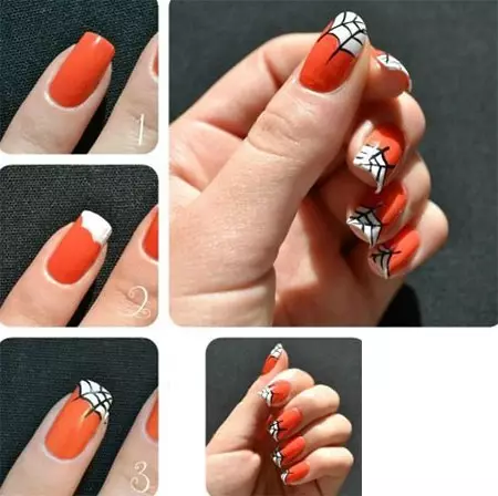 Photo: ideas of drawings on nails on Halloween 2015 87096_7