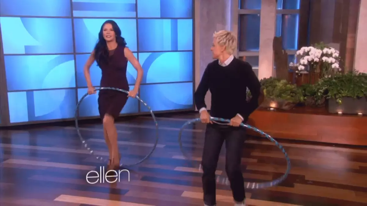 Catherine Zeta-Jones në Show Ellen Degenseres