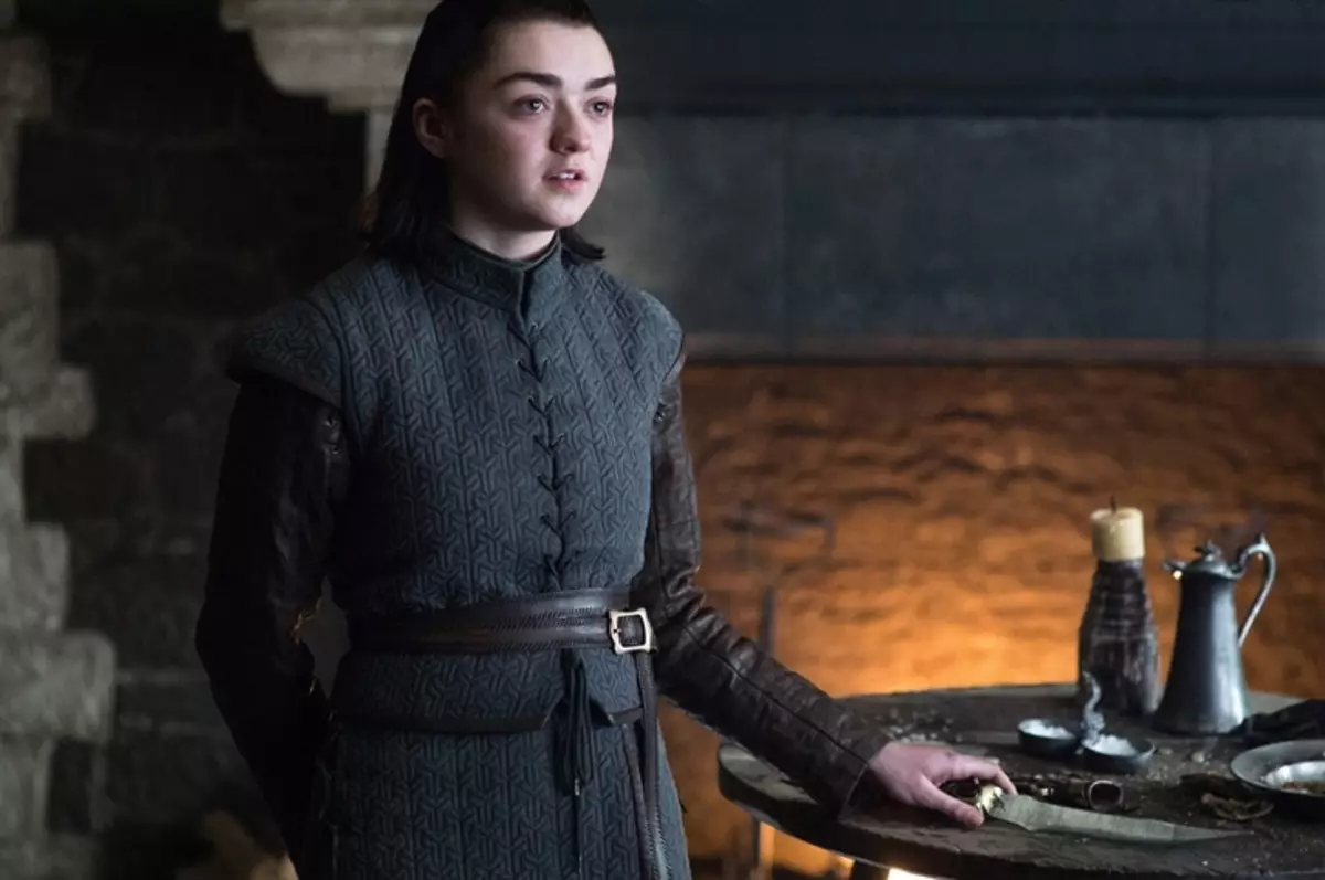 Macy Williams het erken dat Arya Stark nie sy lot in die derde episode van die "Spele van die trone" verdien het nie