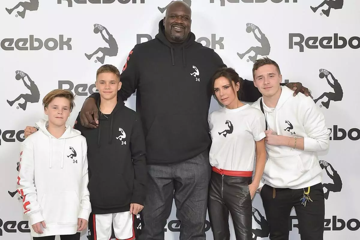 Wadashaqeynta ugu badan ee sanadka: Victoria Beckham, Reebok iyo Shakil O'Neill