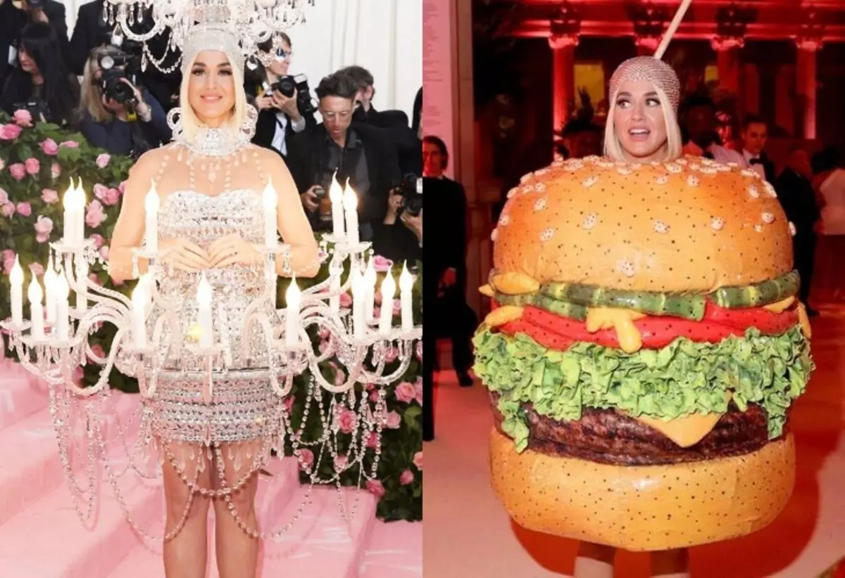 ก่อนและหลัง: Kim Kardashian, Katy Perry, Celine Dion และดาวอื่น ๆ ใน Aftepati Met Gala 2019