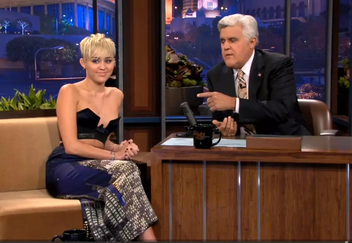 Miley Cyrus på Show Jay Leno