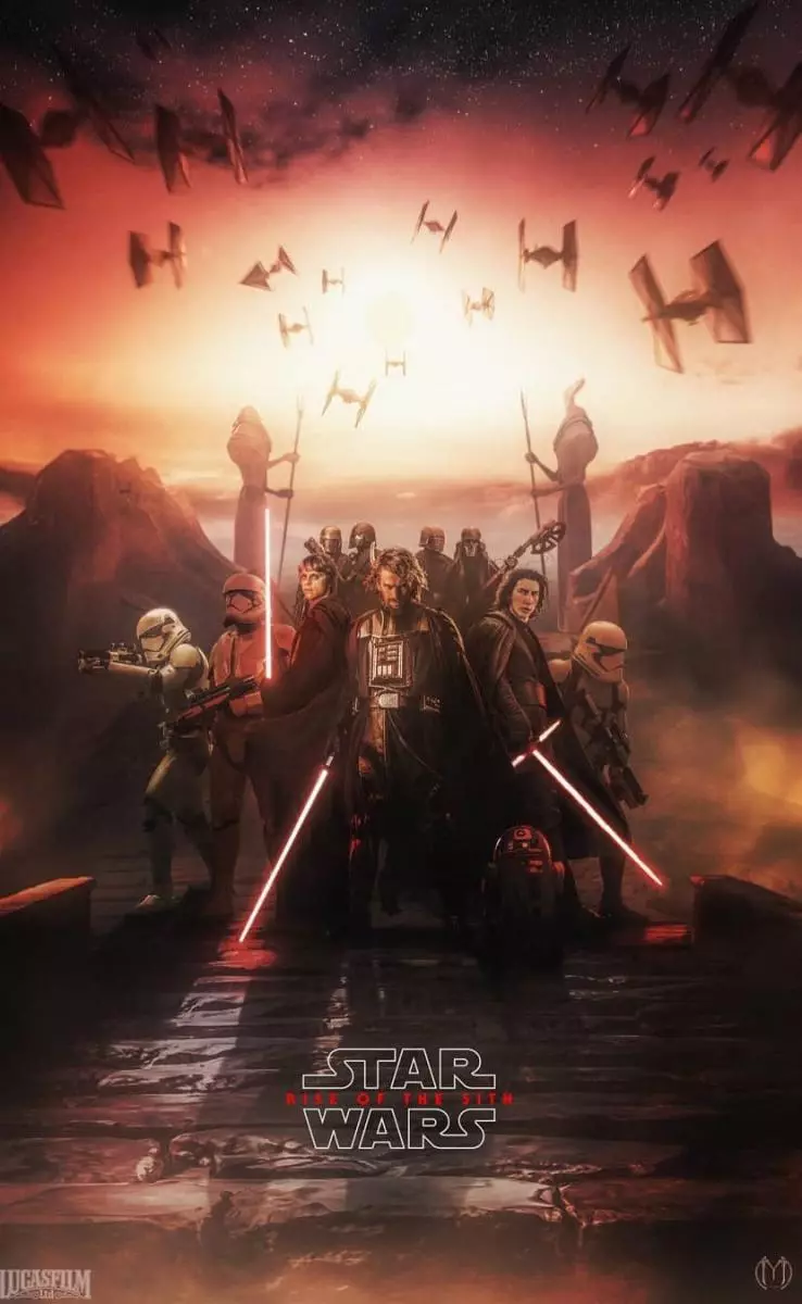 Luka Skywalker u bashkua me Anakin dhe Kaylo Renu në posterin e tifozëve të 