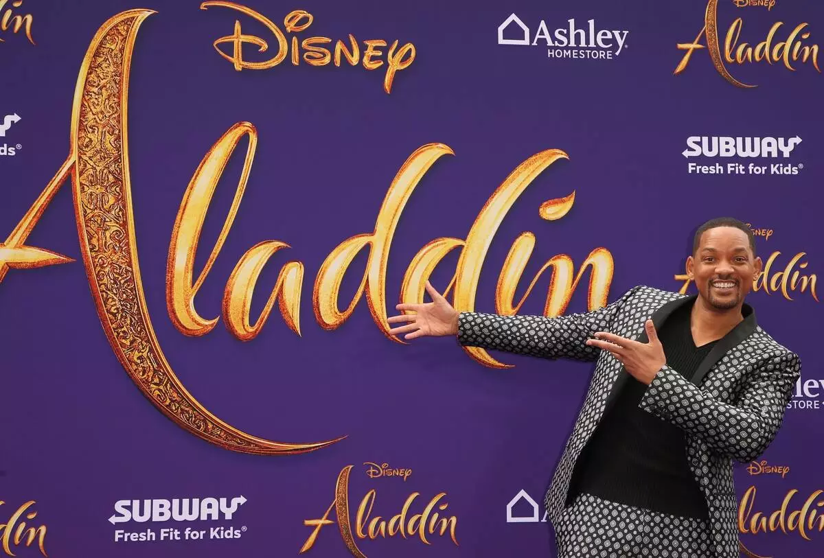 Will Smith mit Familie, Naomi Scott, Helen Mirren und anderen auf der Premiere von Aladdin in Los Angeles 96003_1