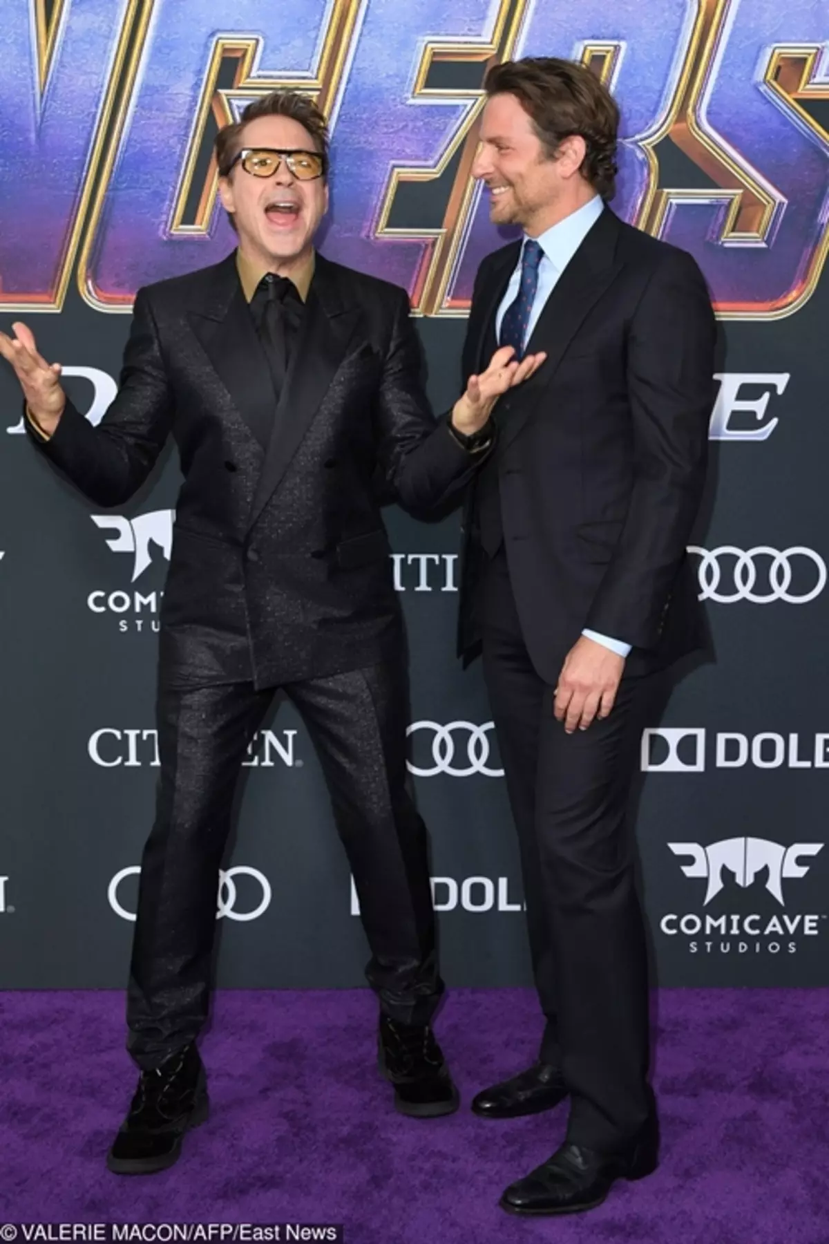 Robert Downey Jr., Chris Evans and other stars at the premiere of the film 