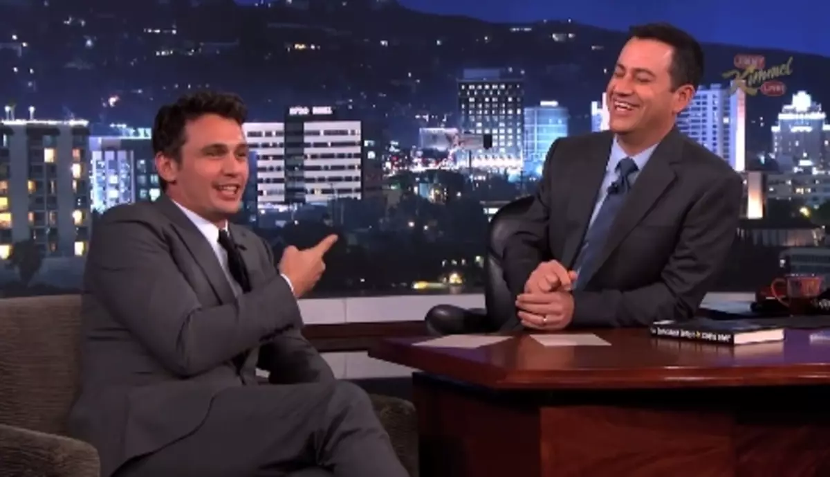 James Franco na Shaw Jimmy Kimmel