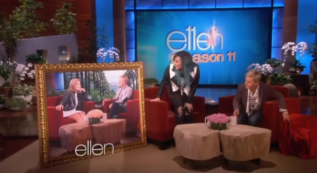 Demi Lovato sur Shaw Ellen Degensheres