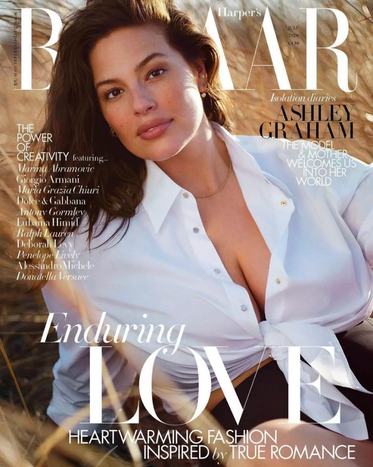 Ukuran Khusus Model Ashley Graham ngandhani babagan domestik nglairake: 