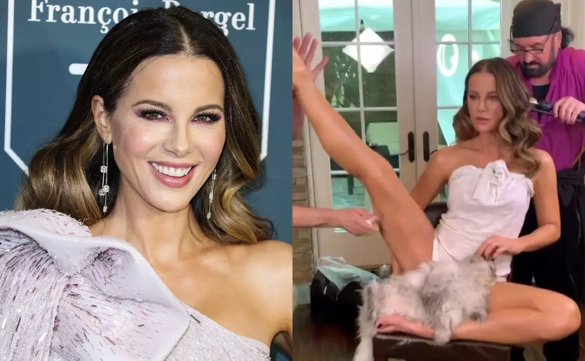 Laajasti levittämällä jalat: Kate Beckinsale osoitti, kuinka valmistautuu punaiselle matolle