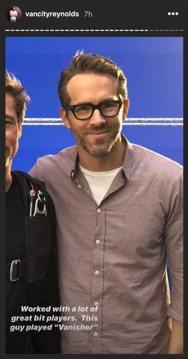 Ryan Reynolds kosketti Brade Pitt kanssa kuva Dadpool 2 -kuvauksesta 97648_1