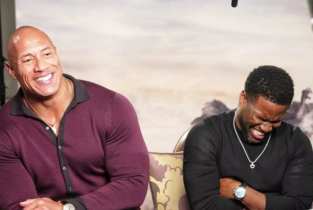 Duane Johnson ähvardas Kevin Hart, võrreldes teda oma koeraga