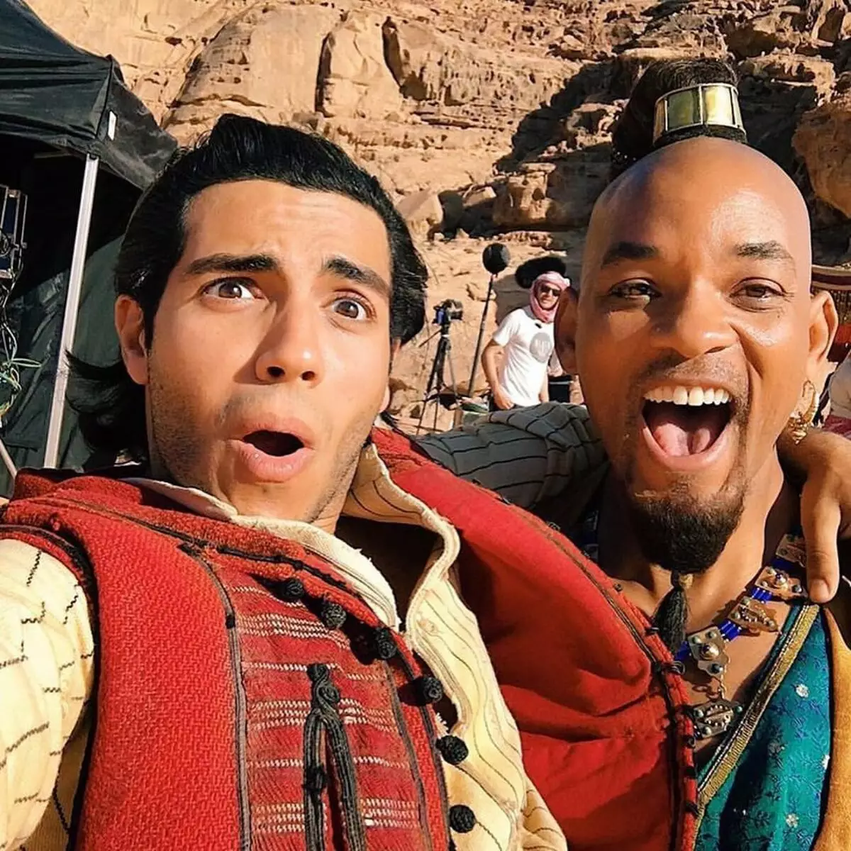 Will Smith showed how the Aladdin fan turns a pancake into a copy of Ginna 97855_1